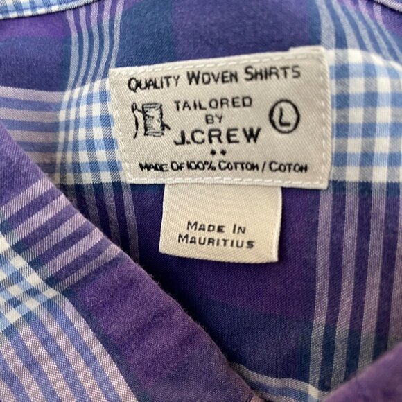 Set Of 4 Mens Long and Short Sleeve Shirts By J.Crew Denim & Flower, Talbots, Ba - Picture 3 of 7